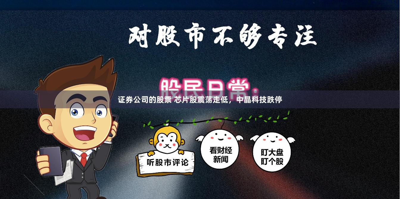 证券公司的股票 芯片股震荡走低，中晶科技跌停